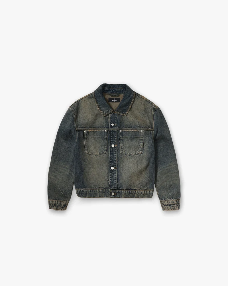Denim Trucker - Blue Cream