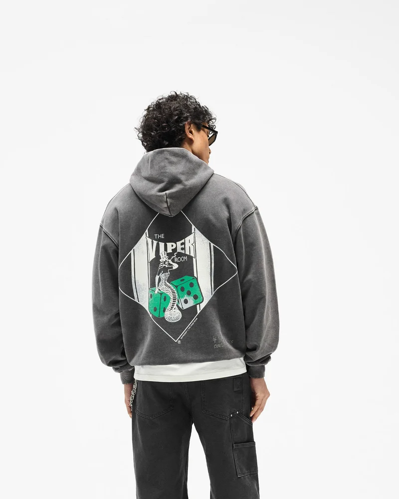 Represent x The Viper Room Dice Hoodie - Vintage Grey