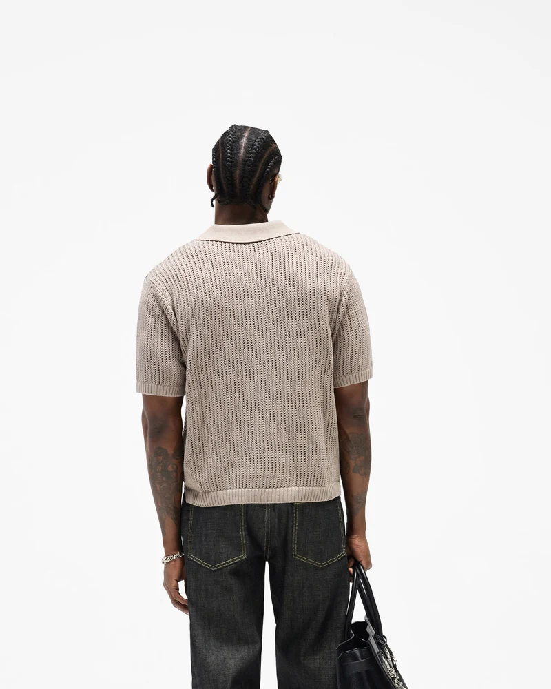Beverly Knit Polo - Vintage Khaki