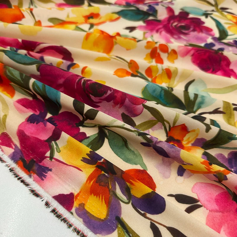 Tissu Satin, Polyester - Lillonia
