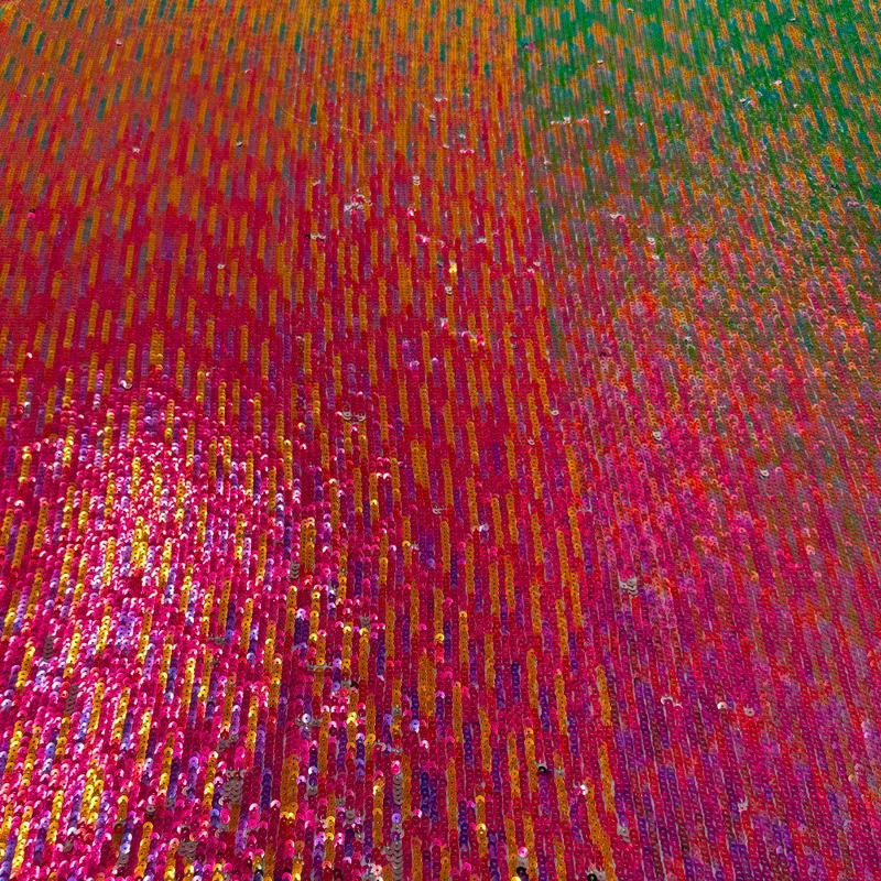 Tissu Tulle Brodé, Paillettes - Arcolla