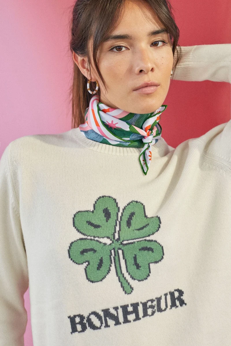 Pull Bonheur en laine