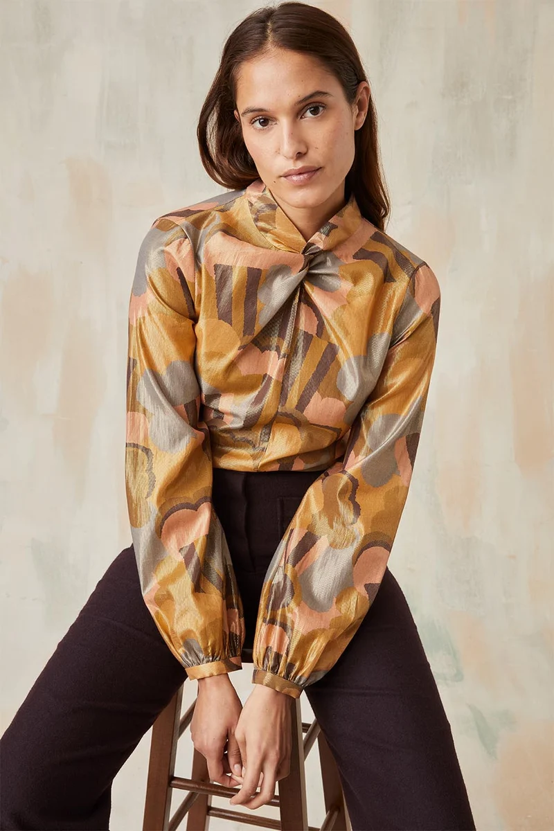 Blouse Olympe Golden Pop Corn
