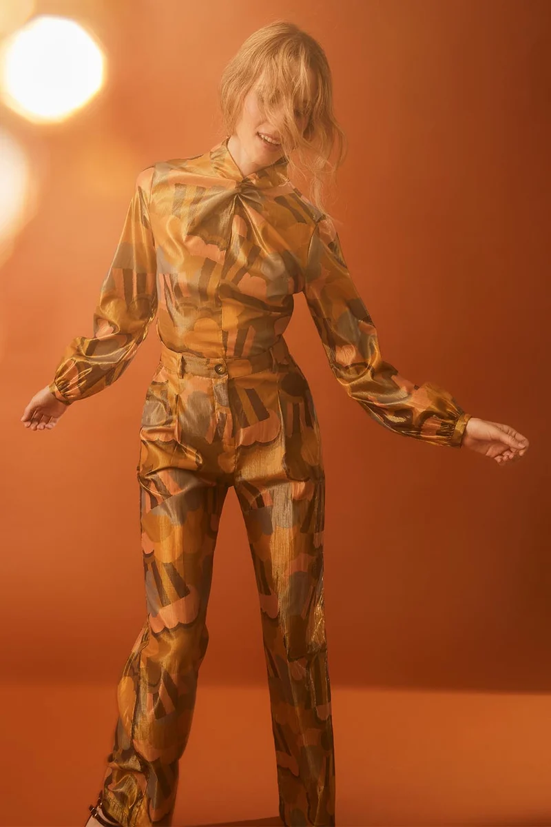 Blouse Olympe Golden Pop Corn