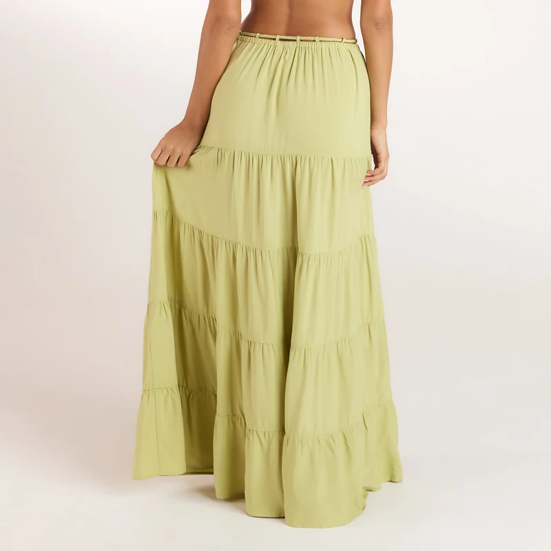 Brassière avec Fronces (Ensemble) - Citron Vert