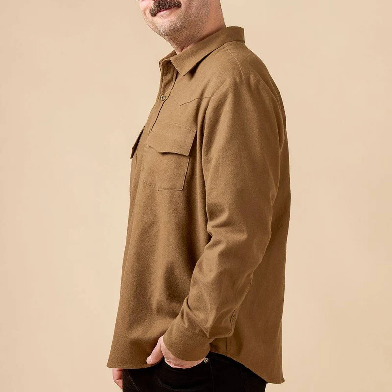 PATRON DE COUTURE PDF | Chemise Western Cornelius | Closet Core | BILINGUE (FR / EN) | UNISEXE