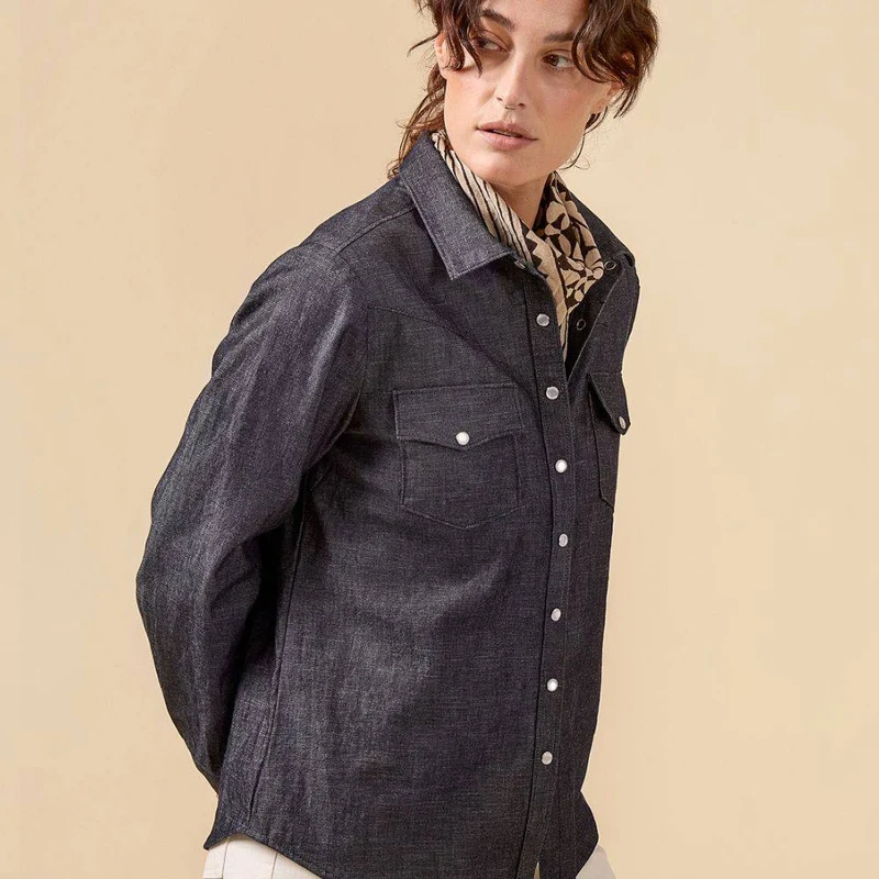 PATRON DE COUTURE PDF | Chemise Western Cornelius | Closet Core | BILINGUE (FR / EN) | UNISEXE