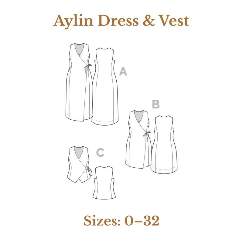 PATRON DE COUTURE PDF | Robe & veste Aylin | Closet Core Patterns | BILINGUE (EN / FR)