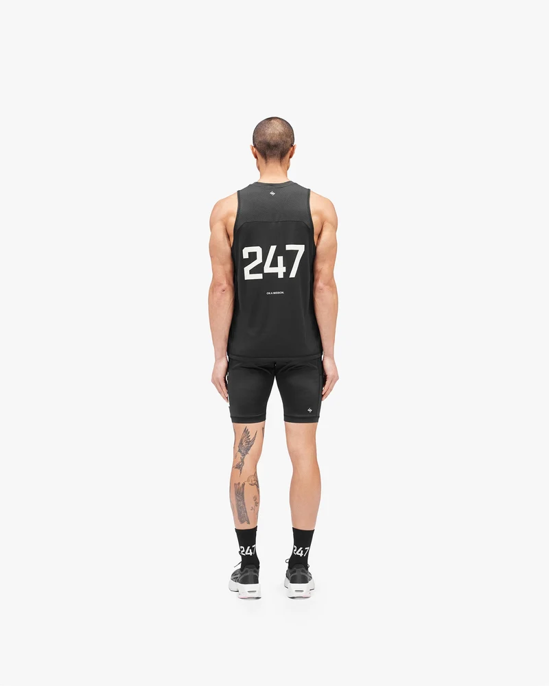 247 Cargo Half Tight - Jet Black