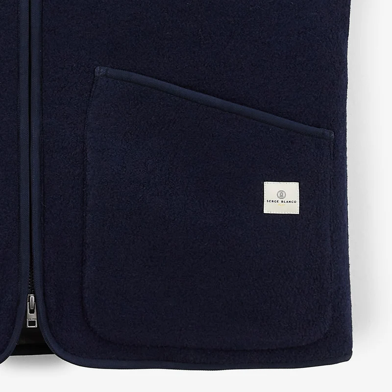 Veste polaire sans manches bleu dark navy Worker SBPLAY