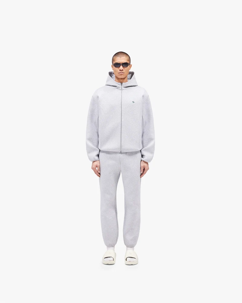 247 Form Zip Hoodie - Grey Marl
