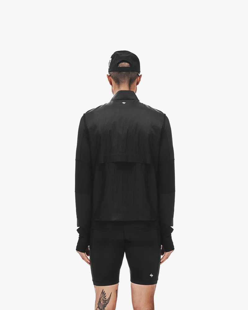 247 Run Gilet - Jet Black