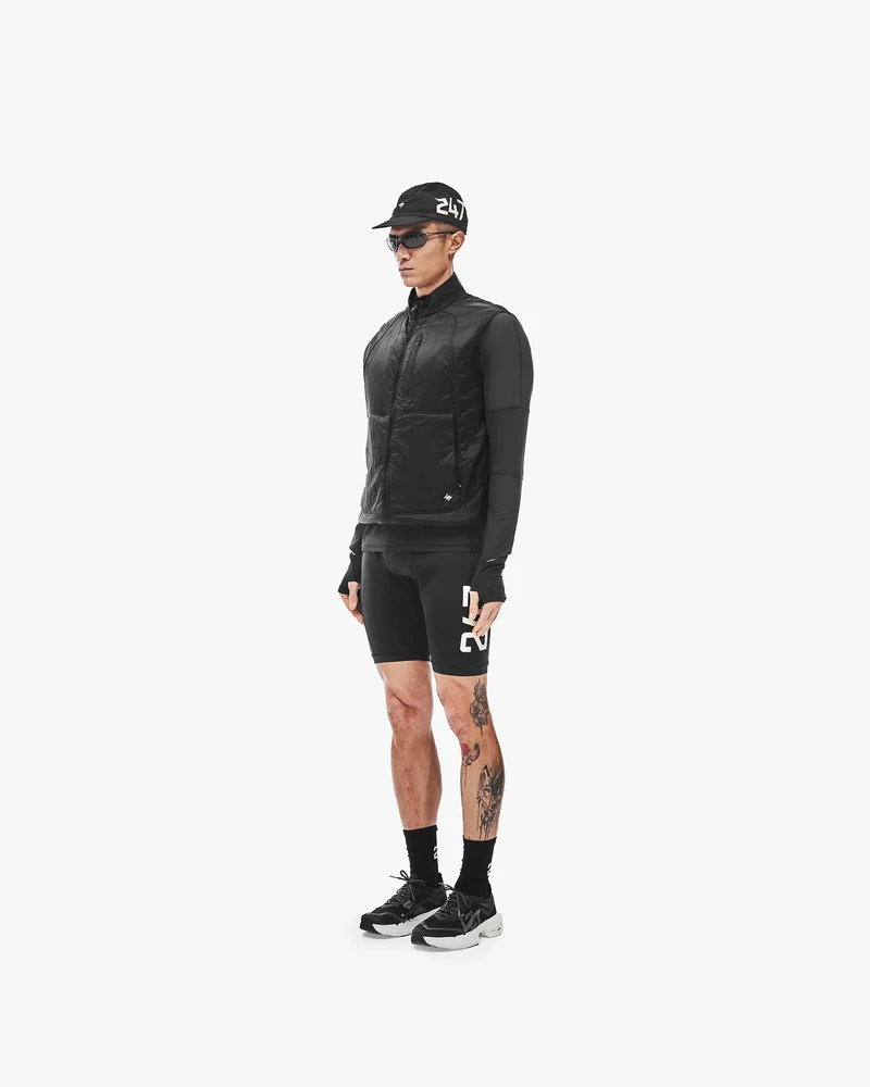 247 Run Gilet - Jet Black