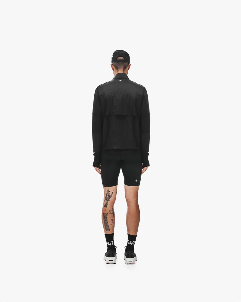 247 Run Gilet - Jet Black