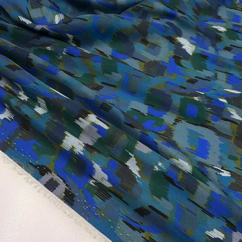 Tissu Satin, Polyester - Spruzzo