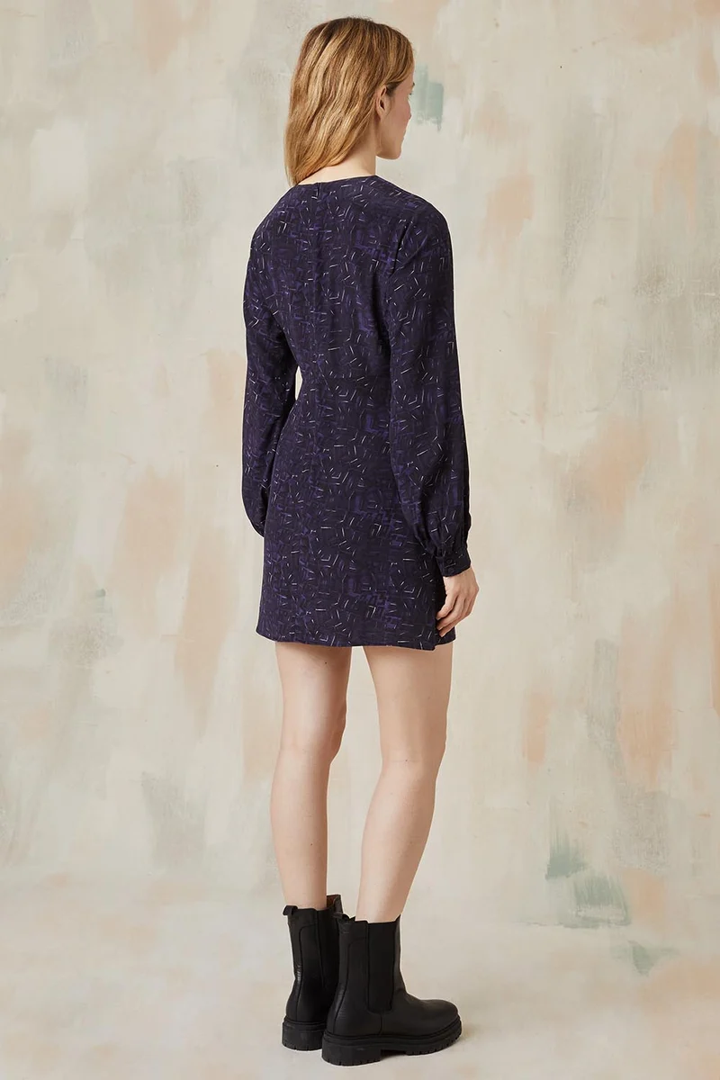 Robe Hera en soie Mots Exquis
