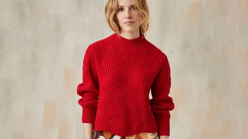 Pull Rouge Vermillon