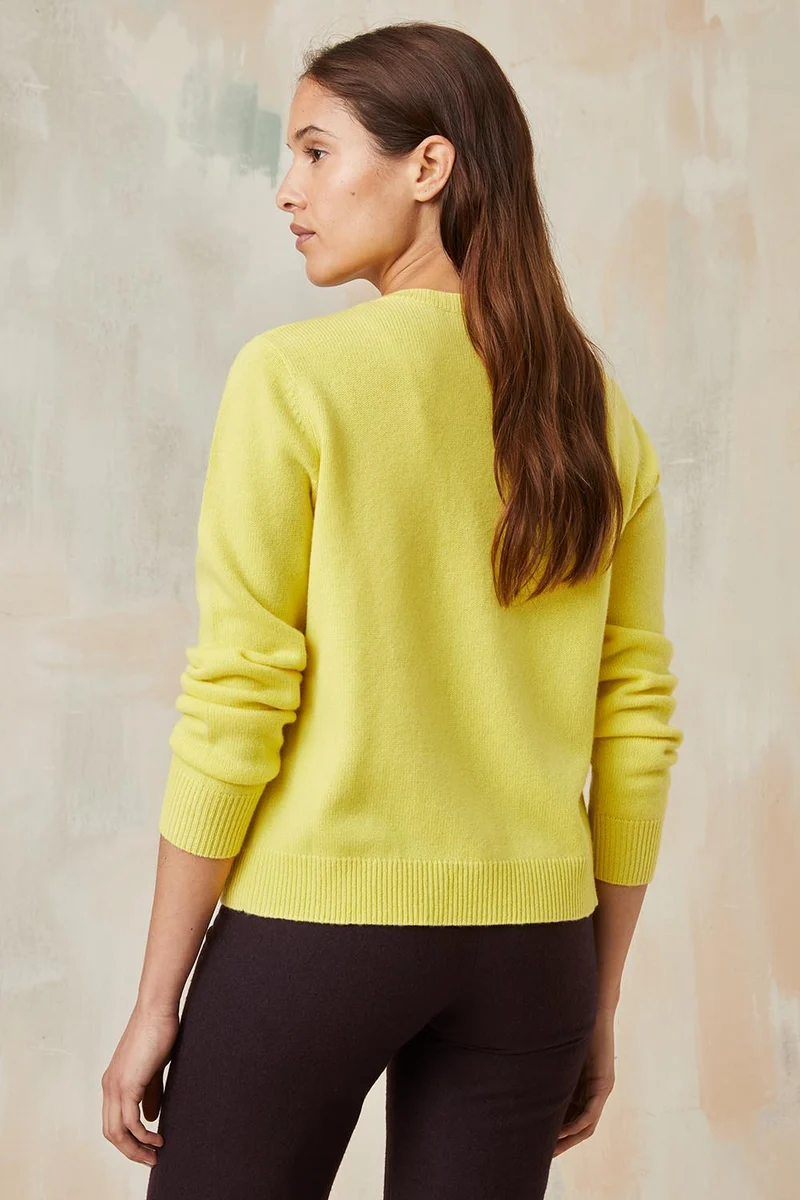 Pull Jaune Pop