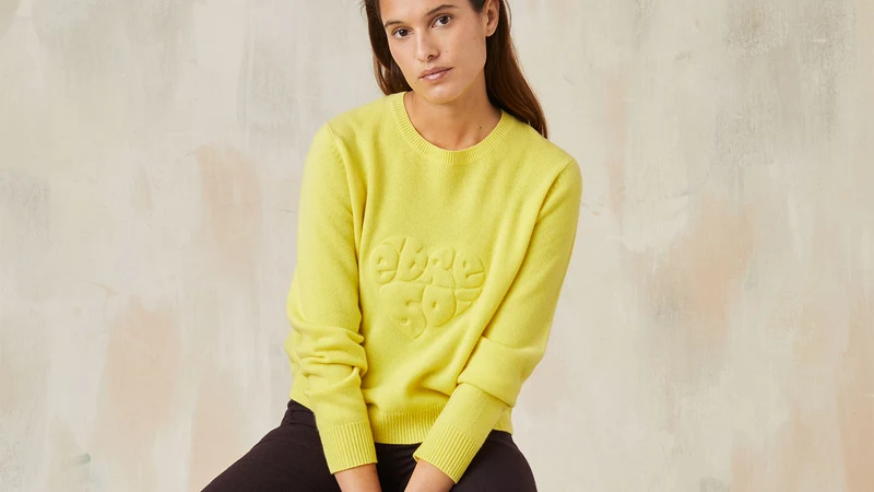 Pull Jaune Pop