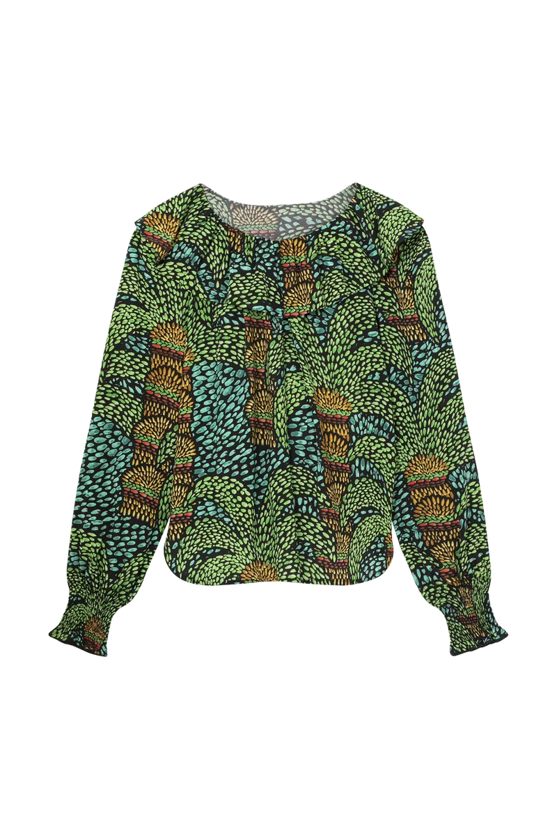 Blouse Séduisante Burger Tropical
