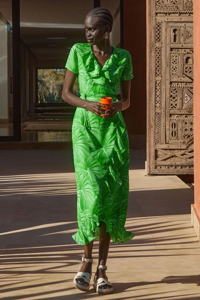 Robe Volage en soie L'Amazonie