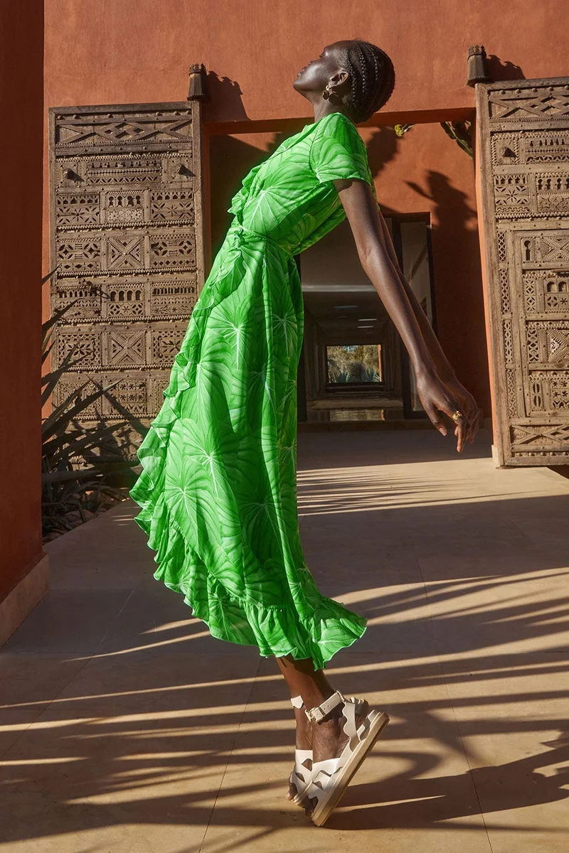 Robe Volage en soie L'Amazonie