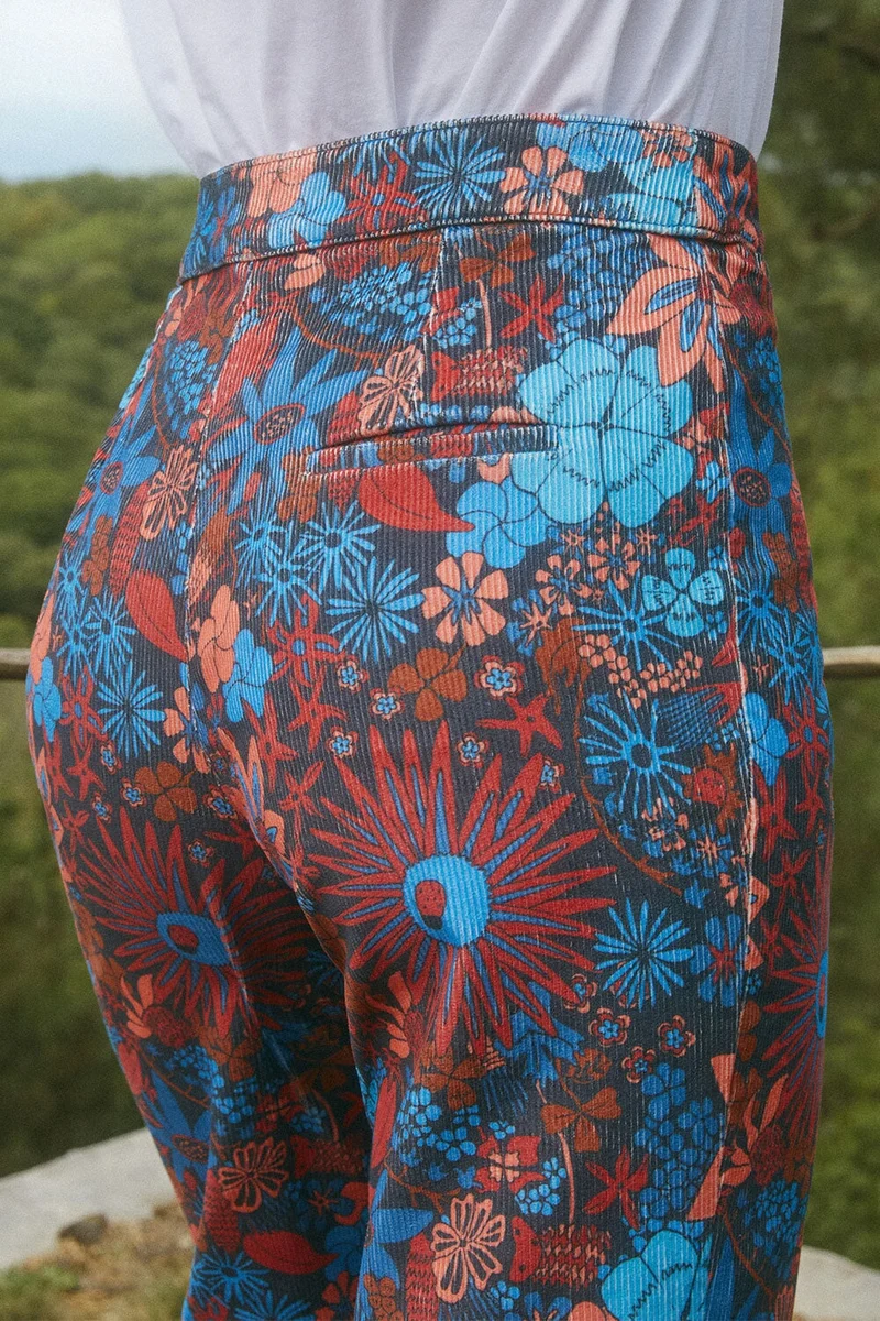 Pantalon Morphée en velours Trèfle