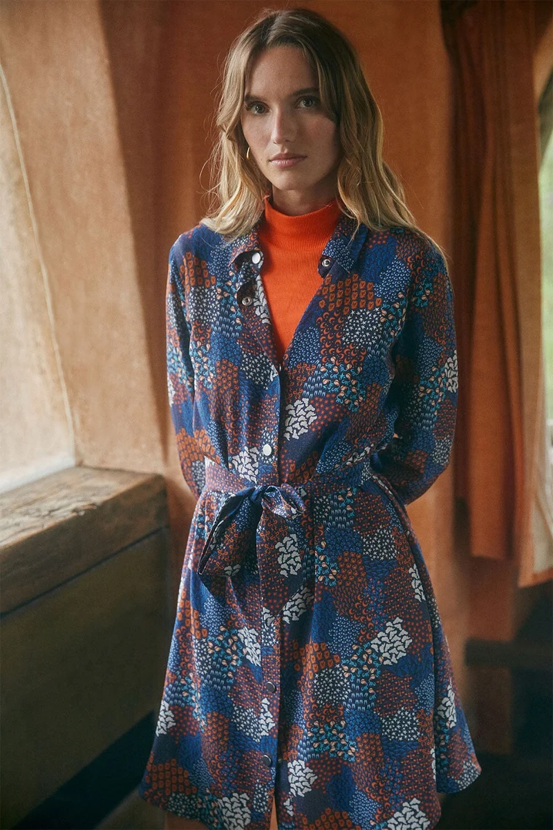 Robe Imprévisible en soie Zodiac
