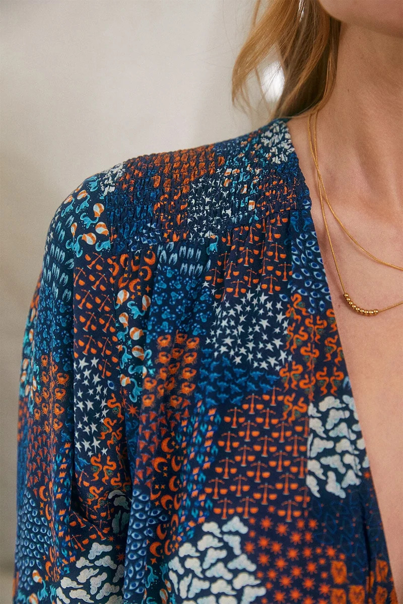 Robe Héroïne en soie Zodiac