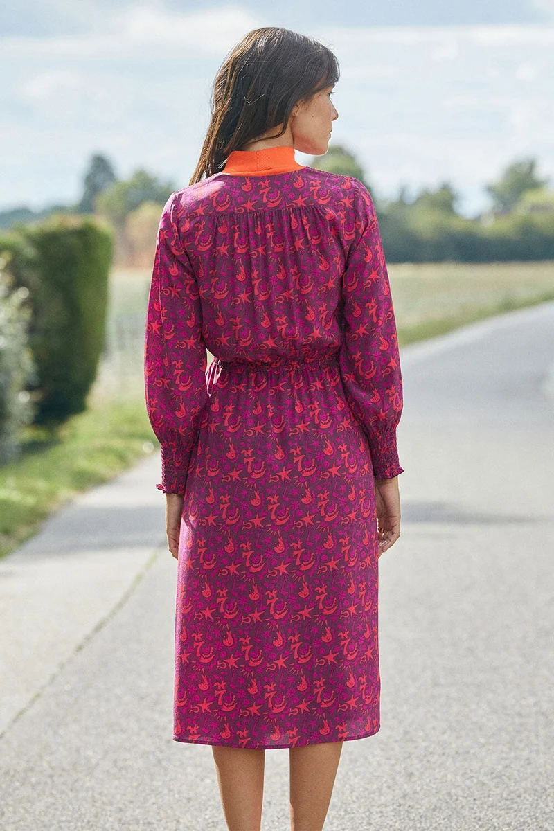 Robe Héroïne en soie Grigri