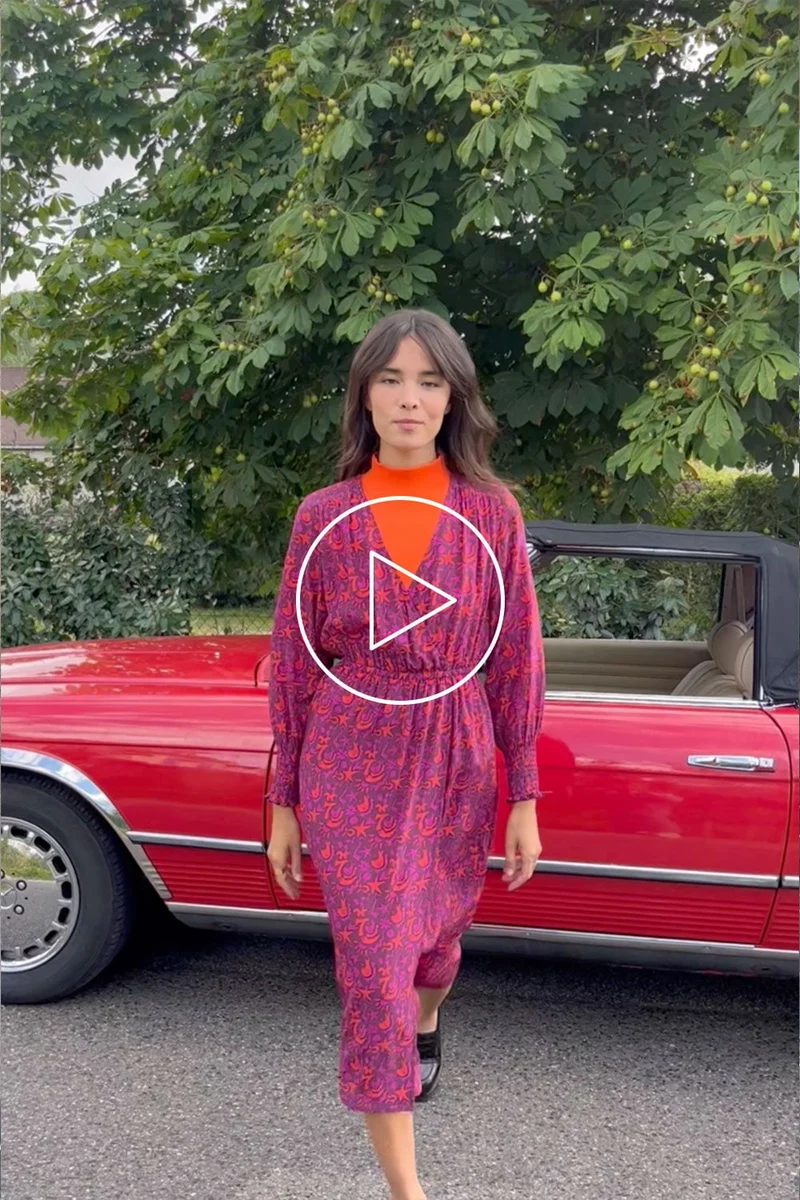 Robe Héroïne en soie Grigri