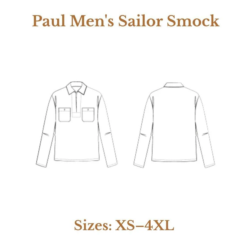 PATRON DE COUTURE PDF | Vareuse Homme Paul | Maéli Paris | FRANÇAIS SEULEMENT