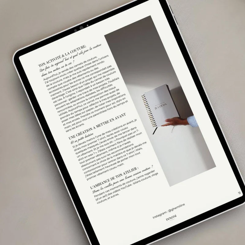 GUIDE DE COUTURE PDF | Tout sur la couture | Domani Patterns | VERSION FRANÇAISE