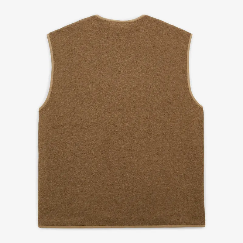 Veste polaire sans manches beige Worker SBPLAY