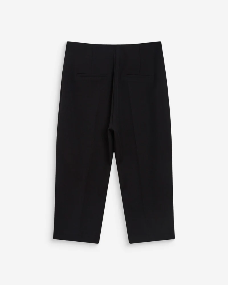 Pantalon capri ajusté 7/8e noir Where