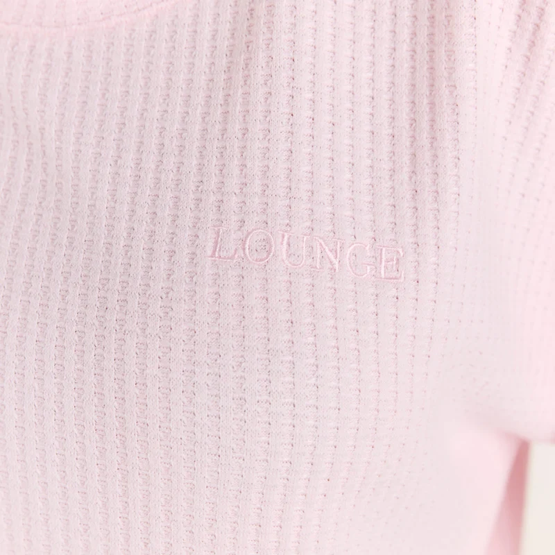Haut de Pyjama Soft Waffle - Rose