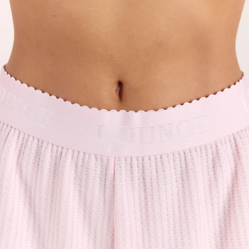 Pantalon de Pyjama Soft Waffle - Rose
