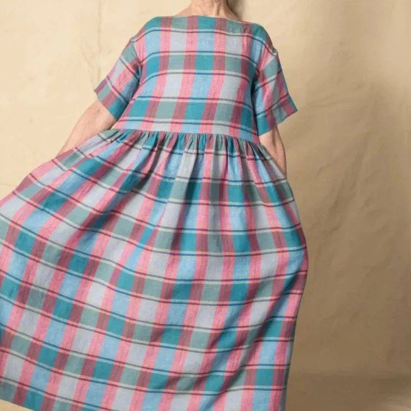 PATRON DE COUTURE PDF | Extension Factory Dress à encolure bateau | Merchant & Mills | UK 8–28