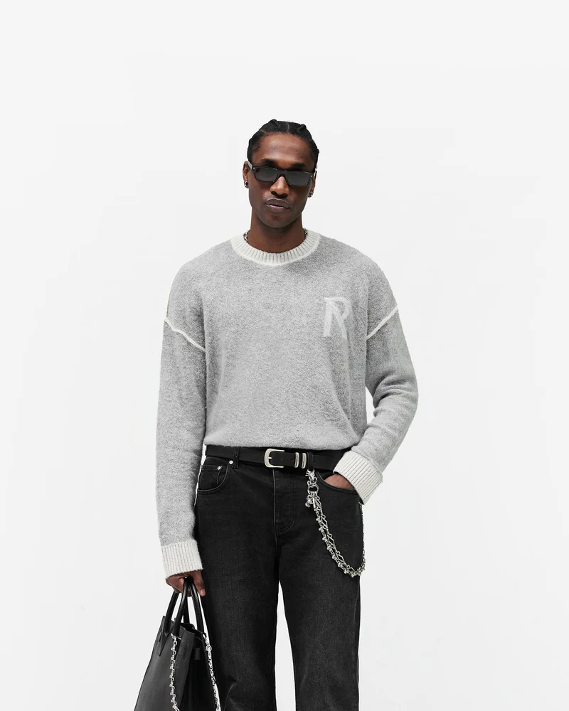 Laurel Knit Sweater - Sun Fade Grey