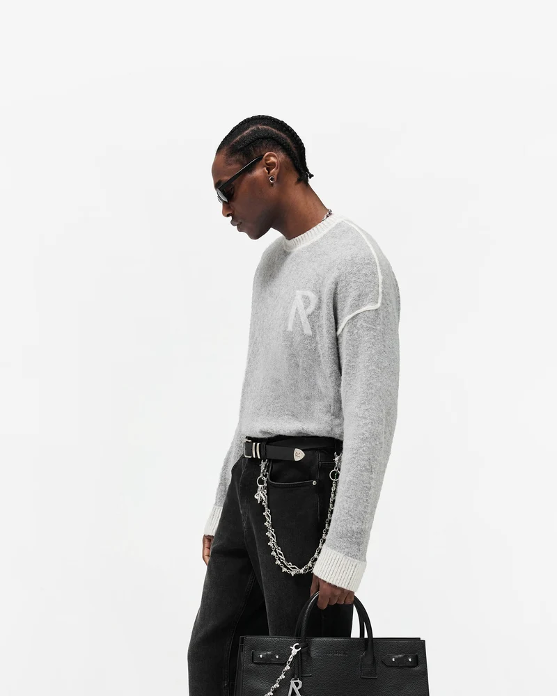 Laurel Knit Sweater - Sun Fade Grey