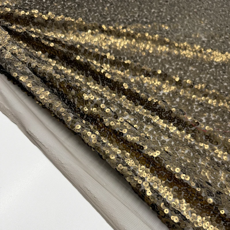 Tissu Tulle Brodé, Paillettes - Carla