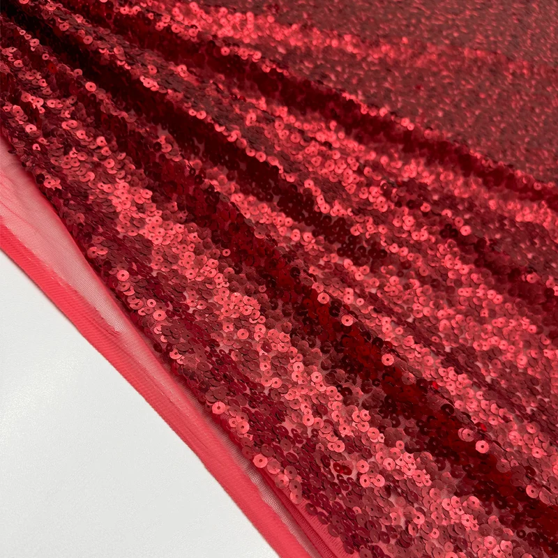 Tissu Tulle Brodé, Paillettes - Carla