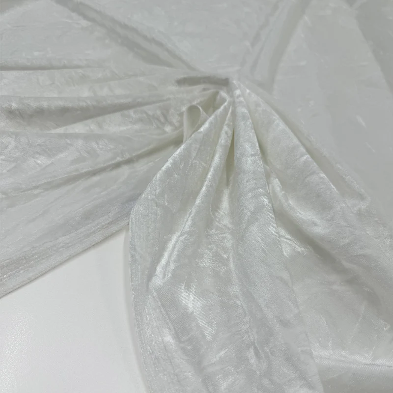 Tissu Velours Stretch - Frappé, Ombrapura