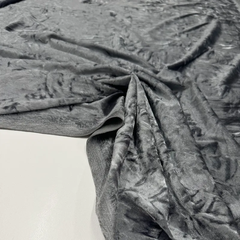 Tissu Velours Stretch - Frappé, Ombrapura