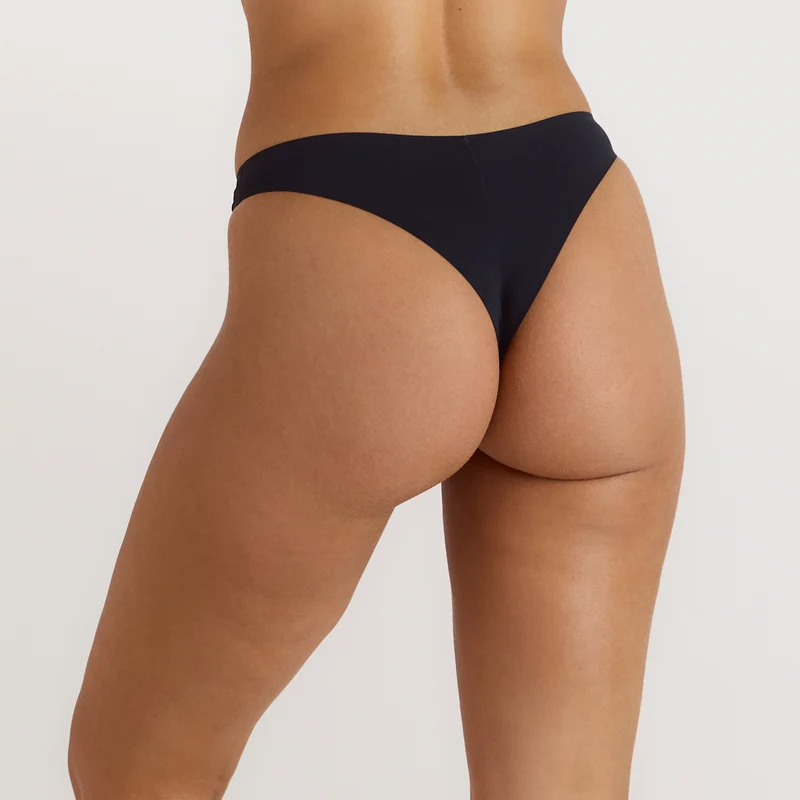 Culotte Brésilienne sans Coutures - Noir