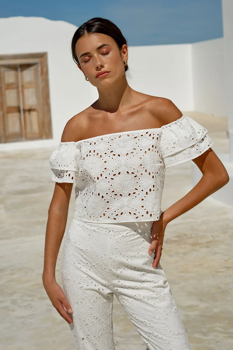 Blouse Agapi Blanc