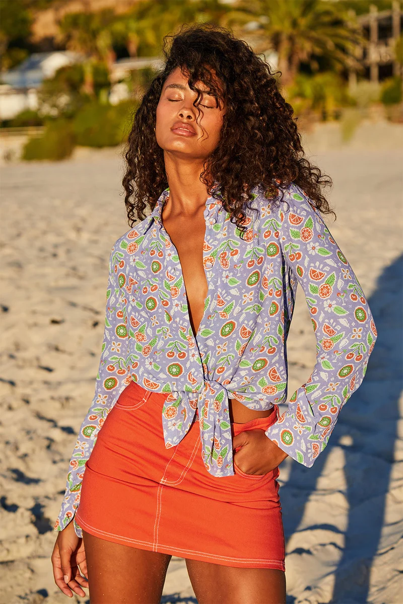 Jupe Circé Orange Passion
