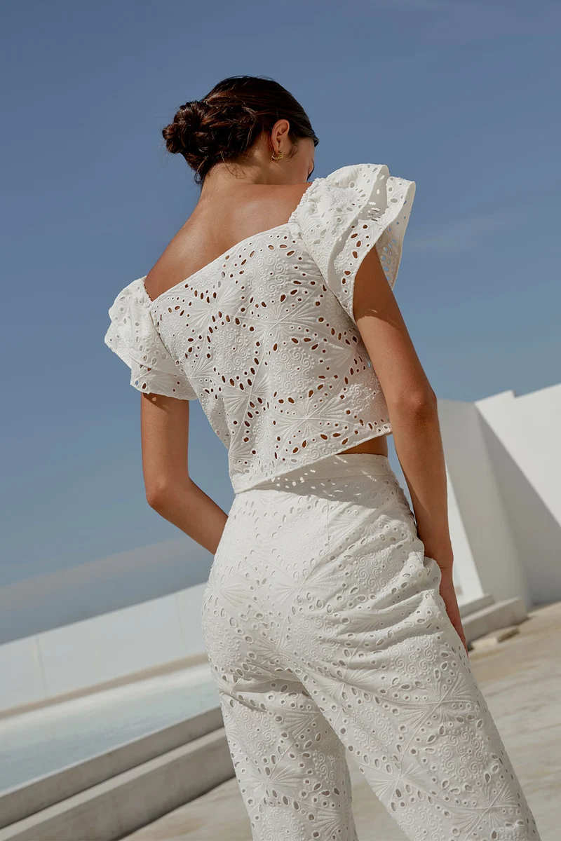 Pantalon Agapi Blanc
