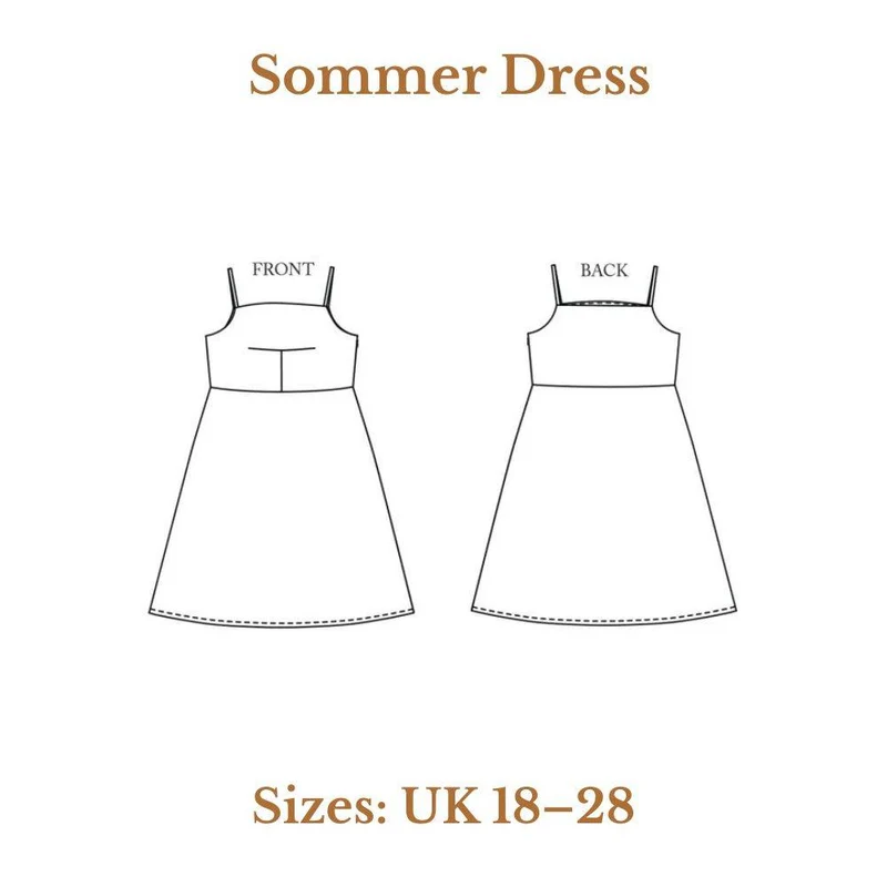 PATRON DE COUTURE PDF | Robe Sommer | Merchant & Mills | UK 18–28
