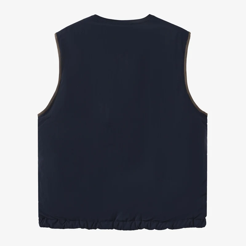 Veste sans manches réversible Drake bleu marine